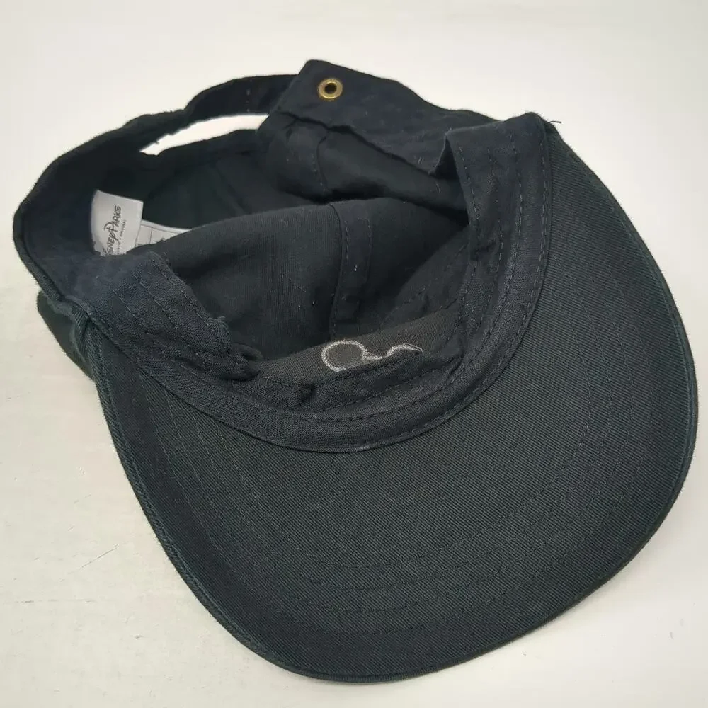 Disney Parks 5 Panel Black One Size Mickey Mouse Sequin Slideback Adjustable Hat